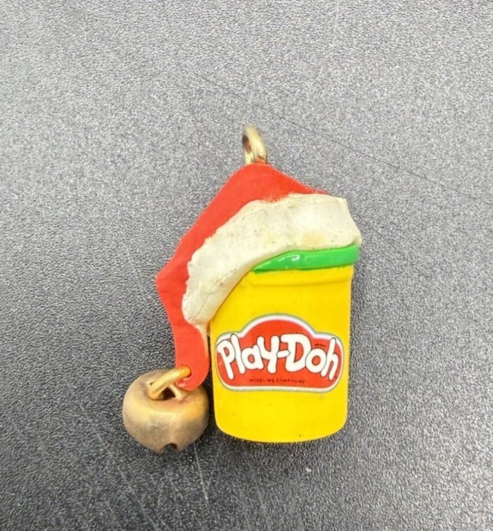 Hallmark Hasbro PLAY-DOH Santa hat Miniature Christmas ornament No Box LO22